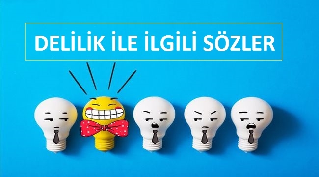 Delilik İle İlgili Söylenmiş Sözler