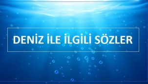 Deniz İle İlgili Sözler