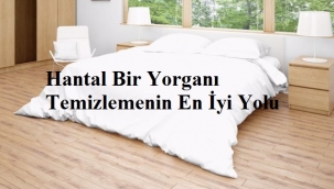 Hantal Bir Yorganı Temizlemenin En İyi Yolu