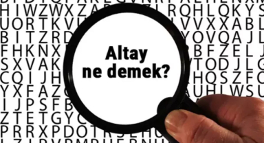 Altay Ne Demek?