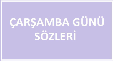 Çarşamba Sözleri