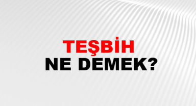Teşbih Nedir?
