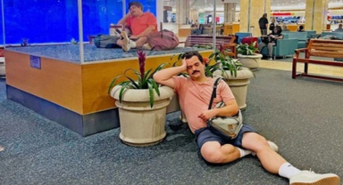 Orlando Havaalanı'ndaki Gizemli Yolcu Gezgin Heykeli