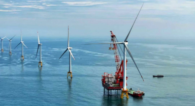 Dev Rüzgar Türbini Guangdong'da Temiz Enerjiye Büyük Adım