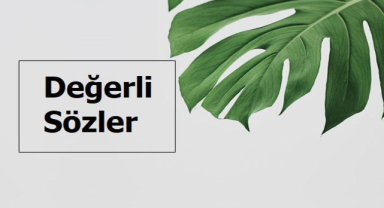 Değerli Sözler