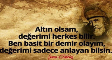 Maddiyat Geçici, Maneviyat Kalıcıdır