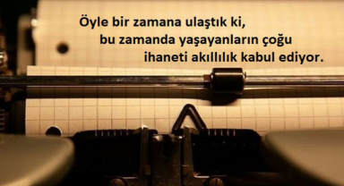 Toplumda İhanetin Artması