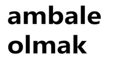 Ambale Olmak