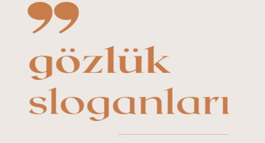 Gözlük İle İlgili Sloganlar