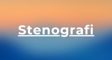Stenografi Nedir?