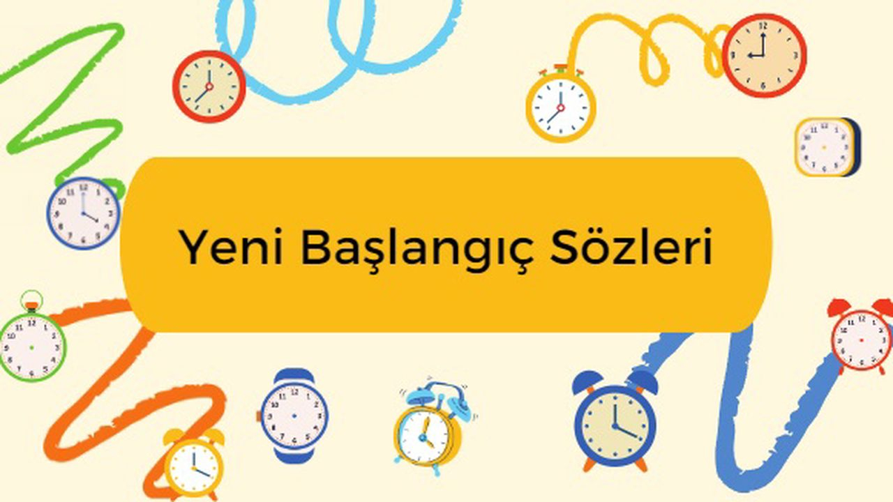 Yeni Başlangıç Sözleri