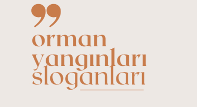 Orman Yangınları Sloganları