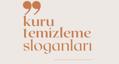 Kuru Temizleme Sloganları