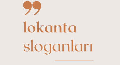 Lokantalar İçin Sloganlar