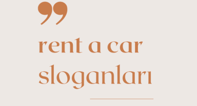 Rent A Car Sloganları