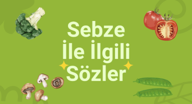 Sebze İle İlgili Sözler