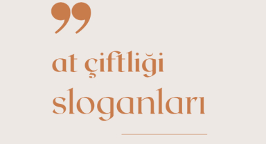 At Çiftliği İle İlgili Sloganlar