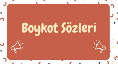 Boykot İle İlgili Sözler