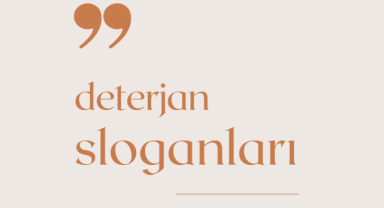 Deterjan İle İlgili Sloganlar