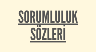Sorumluluk İle İlgili Sözler