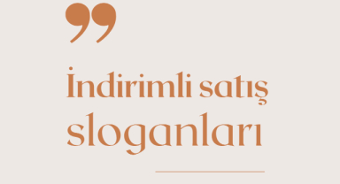 İndirimli Satış Sloganları
