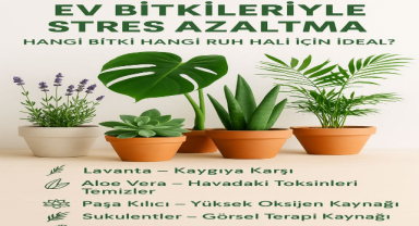 Stresi Azaltan Ev Bitkileri | Hangi Bitki Hangi Ruh Hali İçin İdeal?