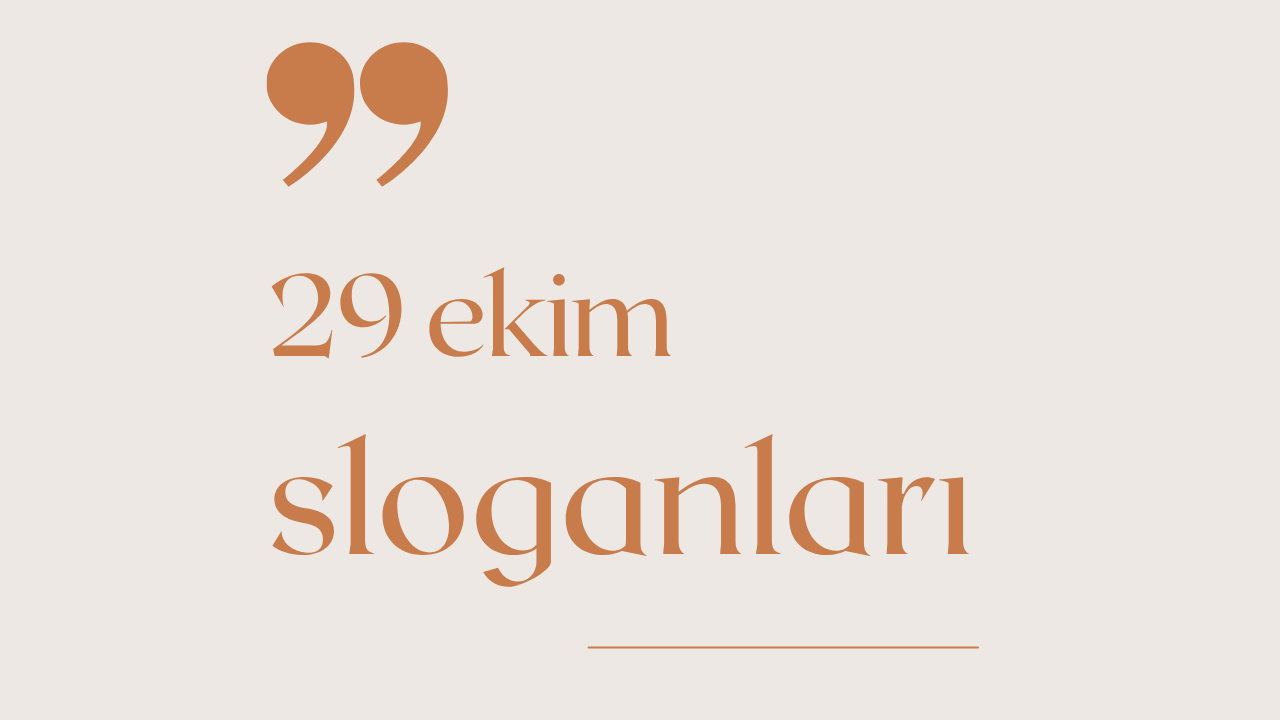 29 Ekim Sloganları
