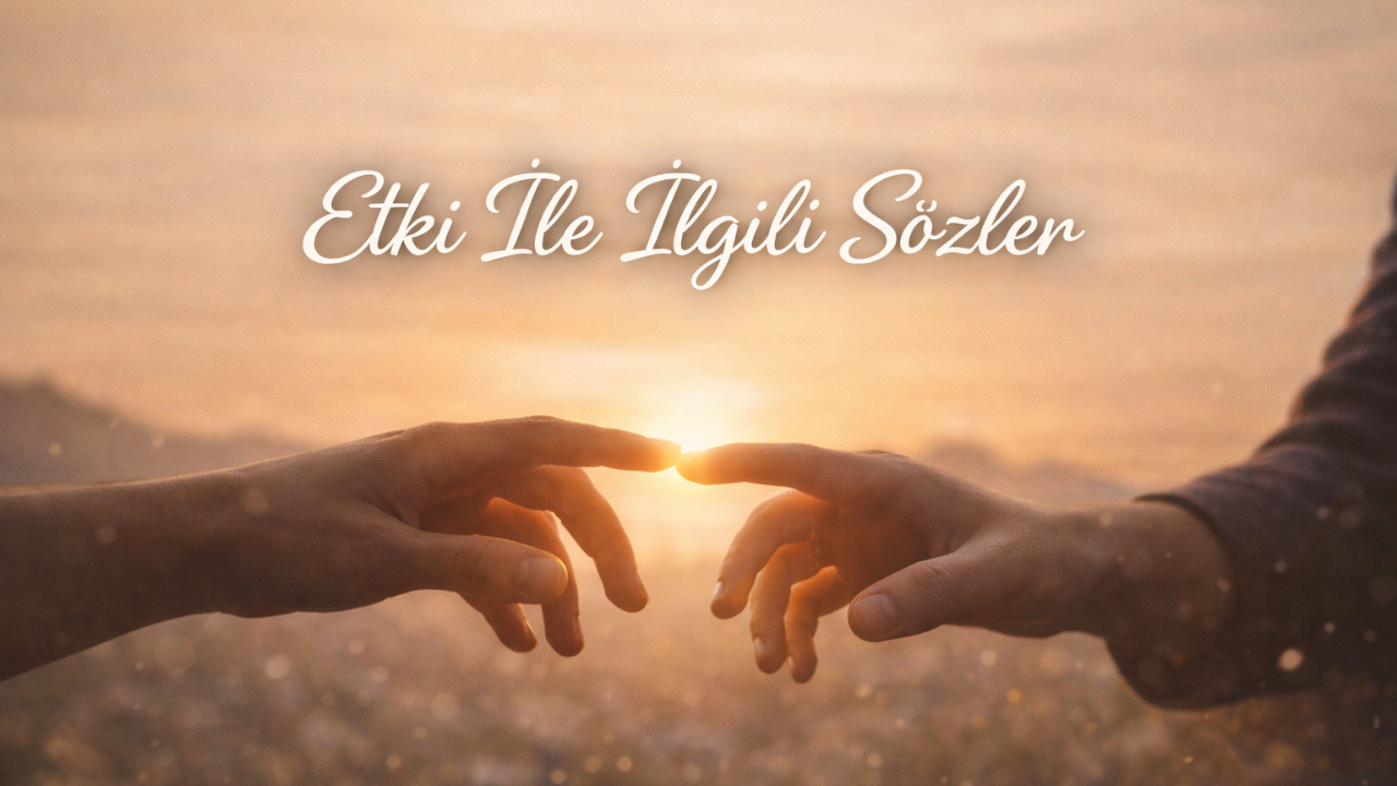 Etki ile İlgili Sözler | Davranışların ve Sözlerin Gücünü Anlatan İfadeler