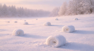 Kar Ruloları Nedir? Kışın Ortaya Çıkan Bu Gizemli Doğa Olayı Neden Görülür?