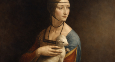 Kakımlı Kadın Tablosu : Leonardo da Vinci’nin Zarafet ve Sembolizmle Örülmüş Rönesans Portresi