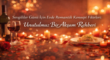 Sevgililer Günü İçin Evde Romantik Konsept Fikirleri