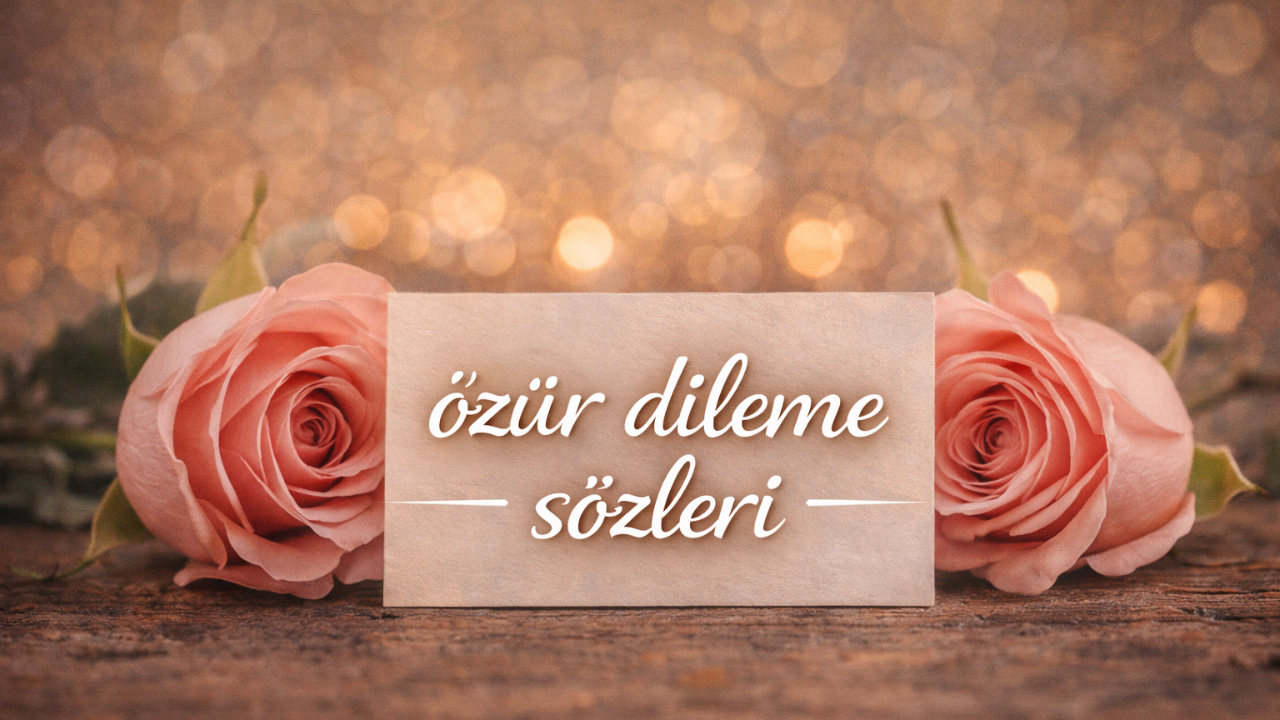 Özür Dileme Sözleri