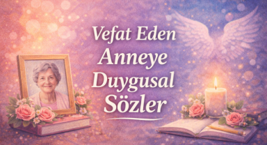 Vefat Eden Anneye Duygusal Sözler