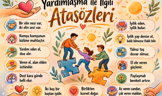 Yardımlaşma ile İlgili Atasözleri