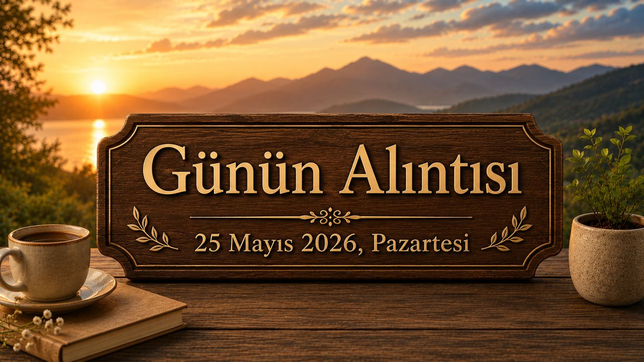 Günün Alıntısı – 25 Mayıs 2026