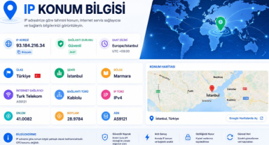 IP Konum Bulma Nedir? IP Adresinden Şehir ve Ülke Tespiti
