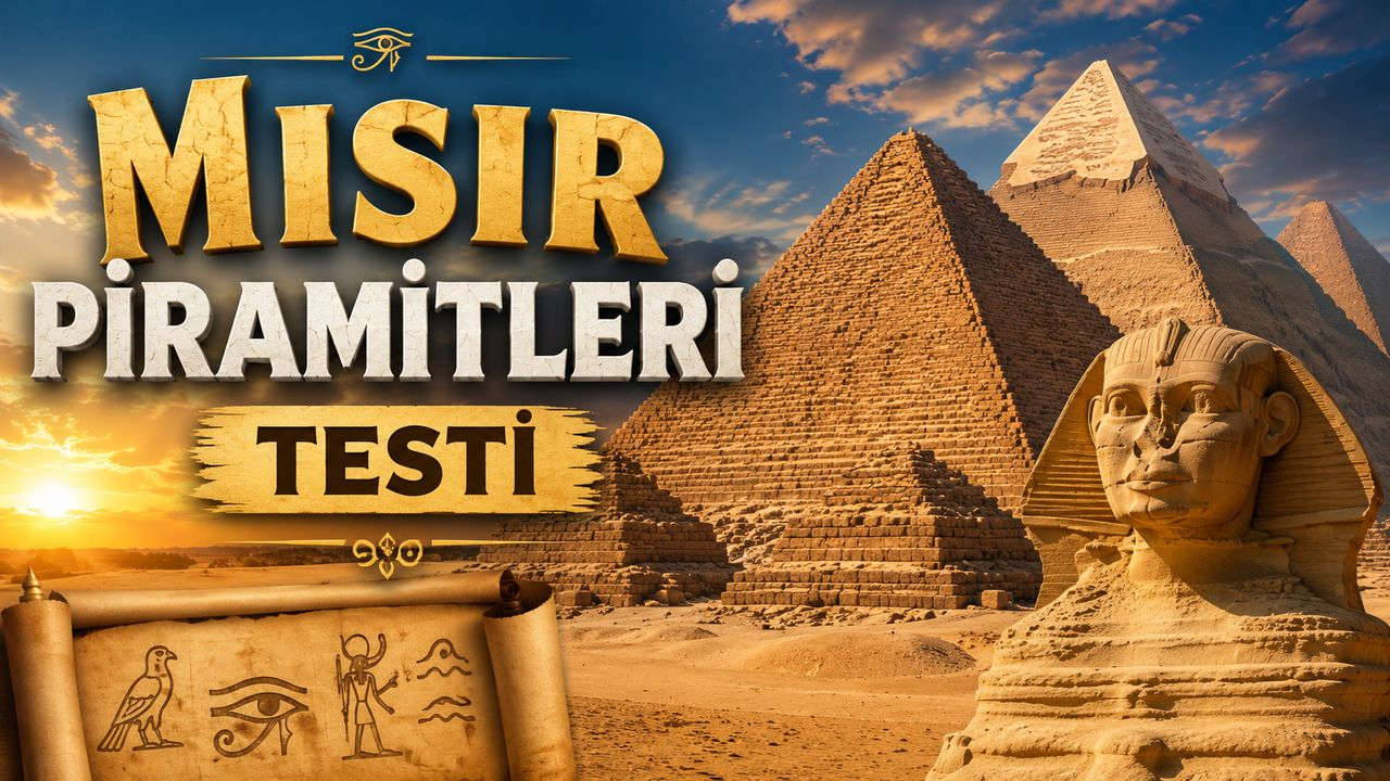 Mısır Piramitleri Testi: Antik Dünyanın Gizemlerini Ne Kadar Biliyorsun?