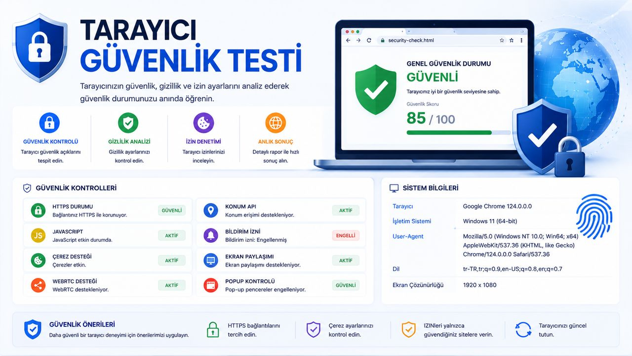 Tarayıcı Güvenlik Testi