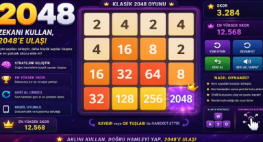 2048 Oyna | Ücretsiz Online Zeka ve Sayı Birleştirme Oyunu
