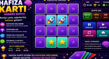 Hafıza Kartı Oyunu Oyna | Ücretsiz Online Memory Match Oyunu