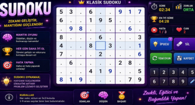 Sudoku Oyna | Ücretsiz Online Sudoku Bulmaca Oyunu